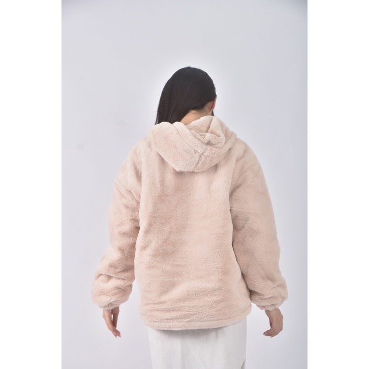 (XL) 刷毛杏色外套二手衣, , large
