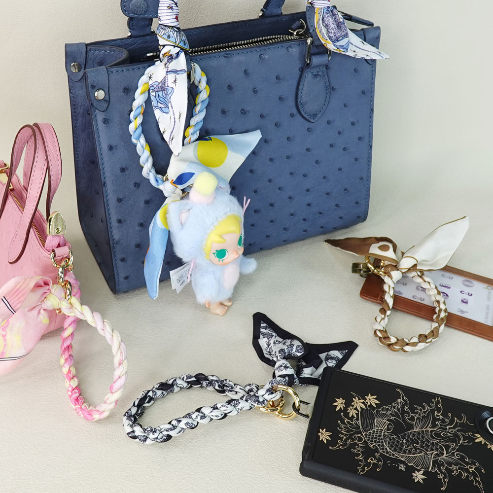 【M2ND】braided scarf keychain, , large