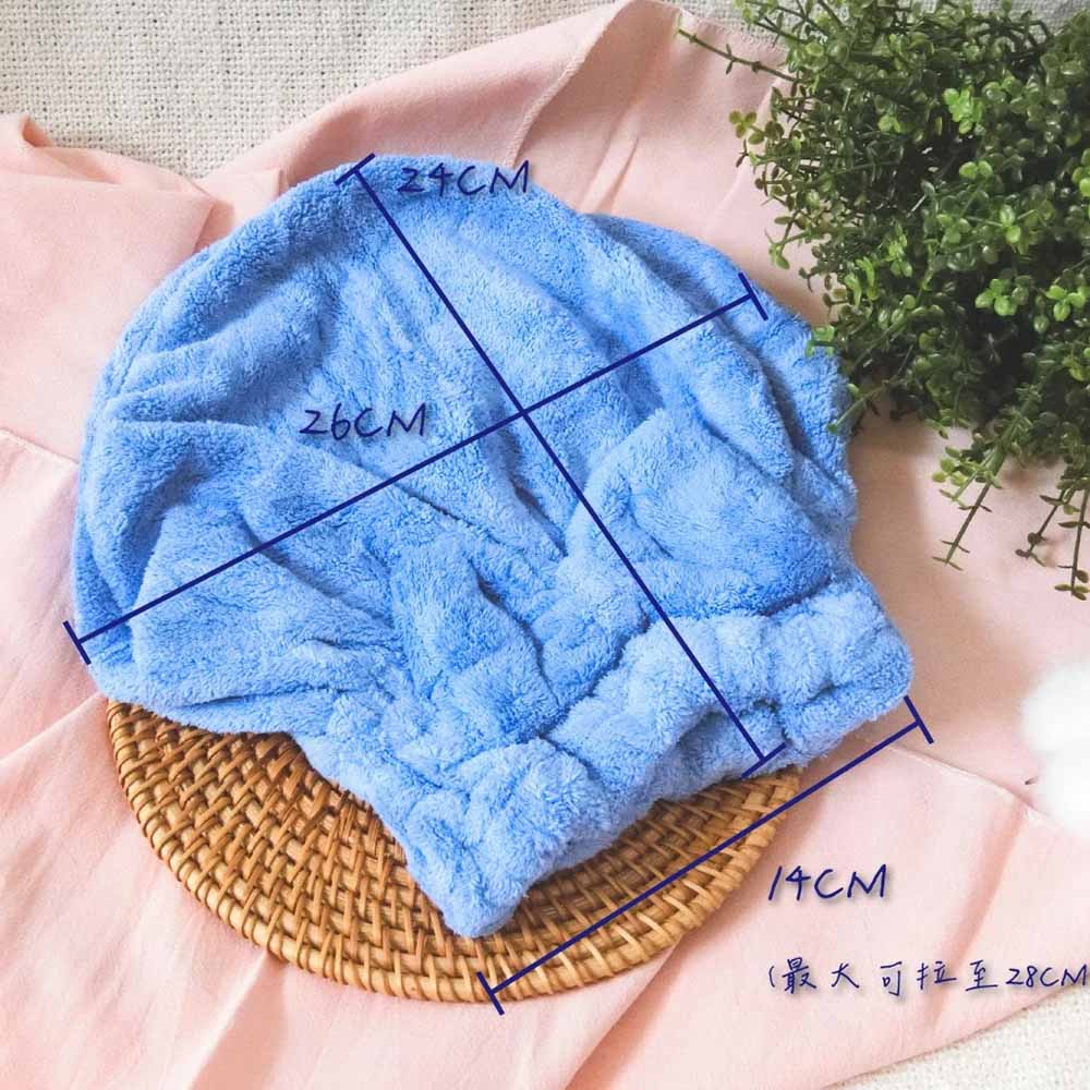 [Kaimei Cotton] Single entry, random excellent top-grade open fiber yarn, super absorbent princess shape shower cap, MIT Taiwan made, , large