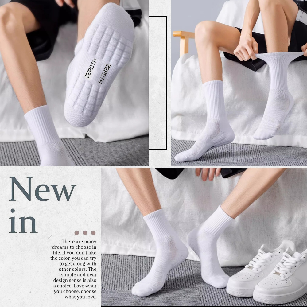 Towel bottom sports socks, , large