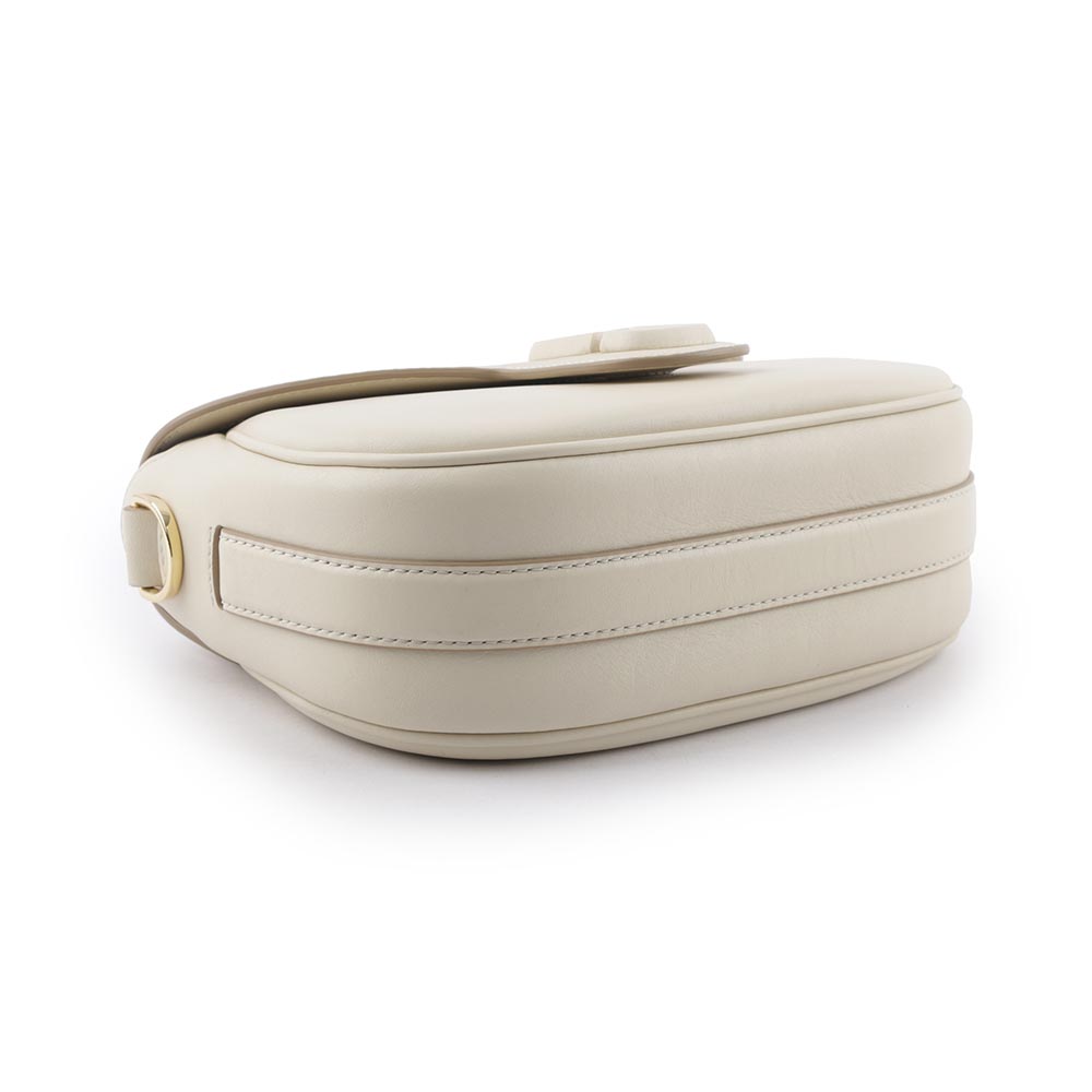 MARC JACOBS THE MESSENGER 翻蓋馬鞍斜背包/天空白, , large