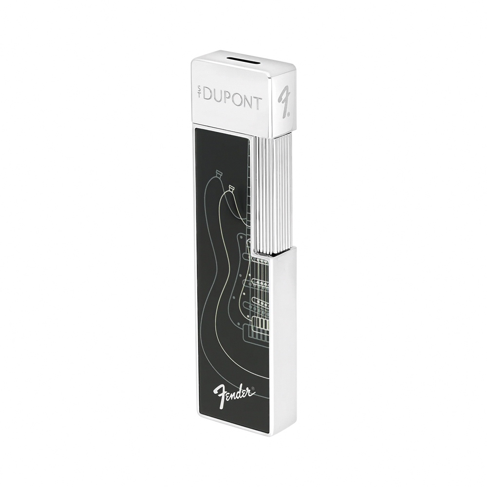 S.T.Dupont 都彭 x Fender 聯名款 Twiggy 噴射式打火機-電吉他圖騰(030025), , large