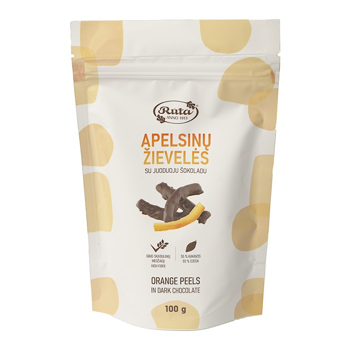 Orange peels in dark chocolate(55%), , large