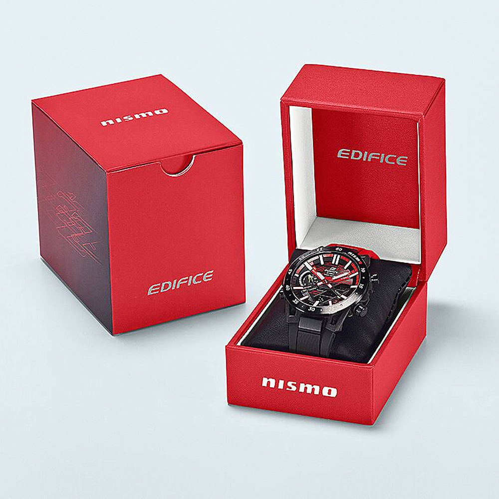 CASIO 卡西歐 EDIFICE NISMO MY23聯名 太陽能藍芽賽車錶 ECB-2000NIS-1A, , large
