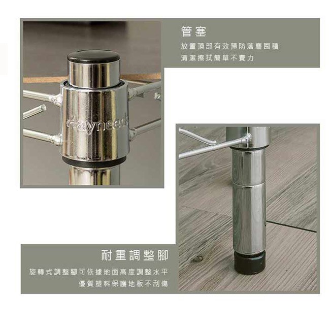 【Y HOUSE】75x45x90公分 輕型三層鐵架 層架 鐵力士架 置物架, , large