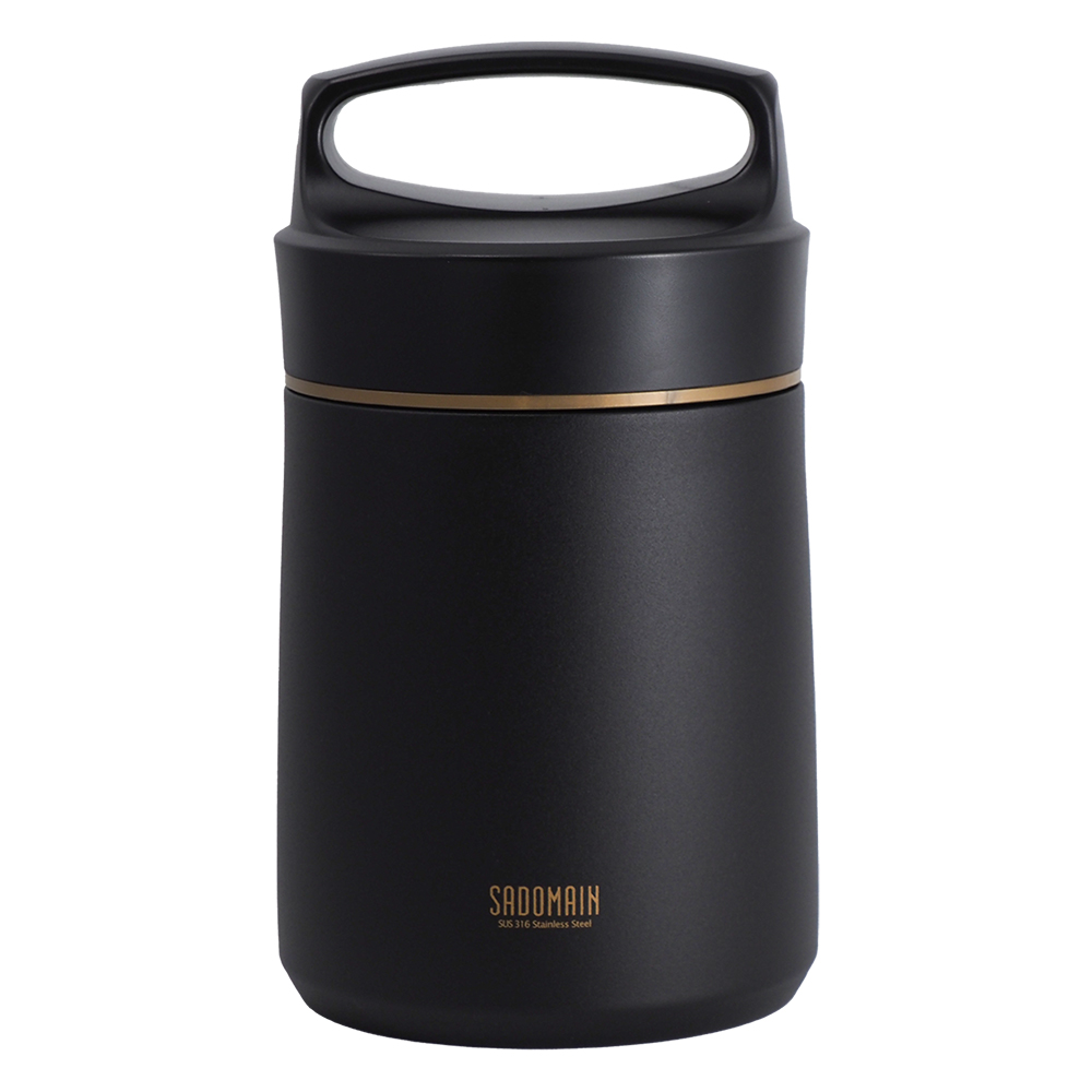 仙德曼雙層316不鏽鋼真空提鍋-1.5L-紳士黑-1組, , large