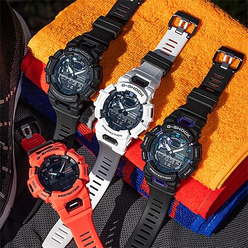 CASIO 卡西歐 G-SHOCK 藍芽運動雙顯手錶 GBA-900-1A, , large