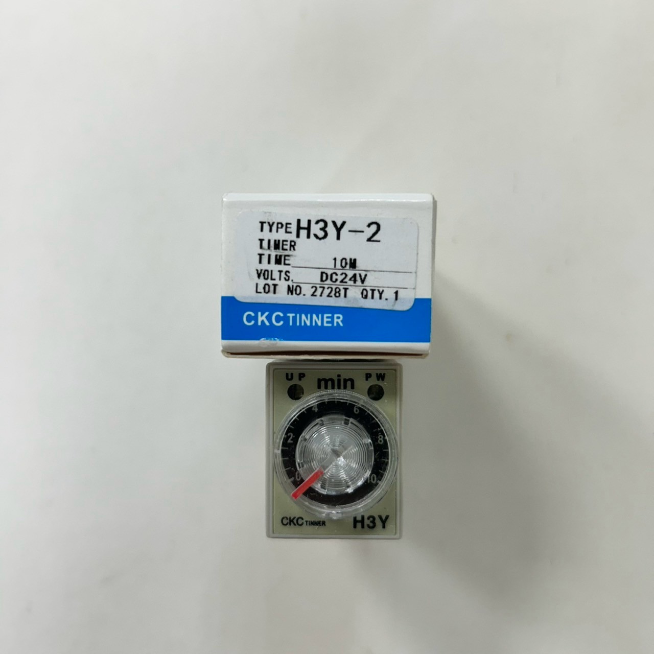 時間繼電器8腳2開2閉DC24V-0-10分, , large