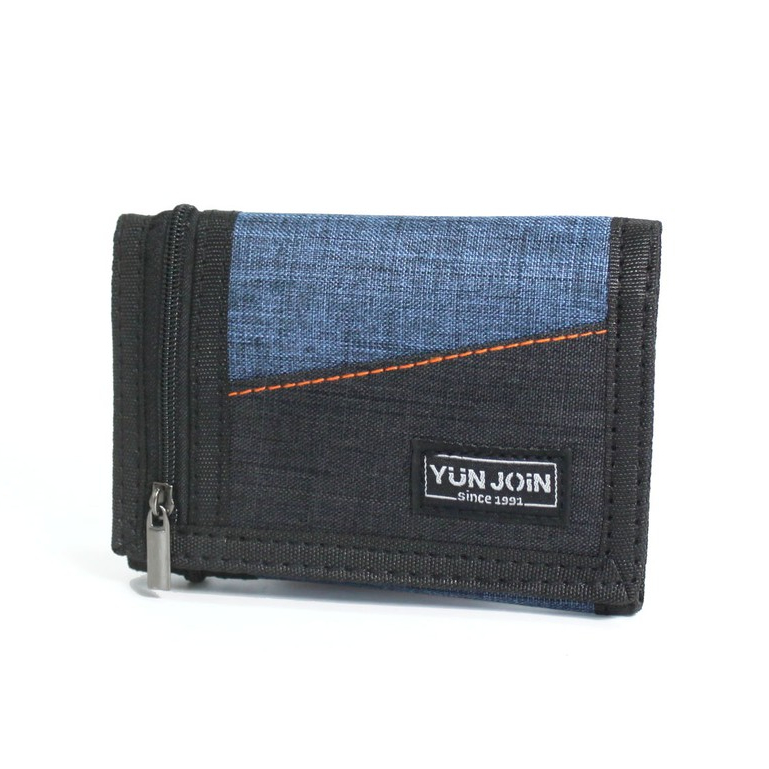 【YUN JOIN】 Horizontal tri-fold short folder, , large