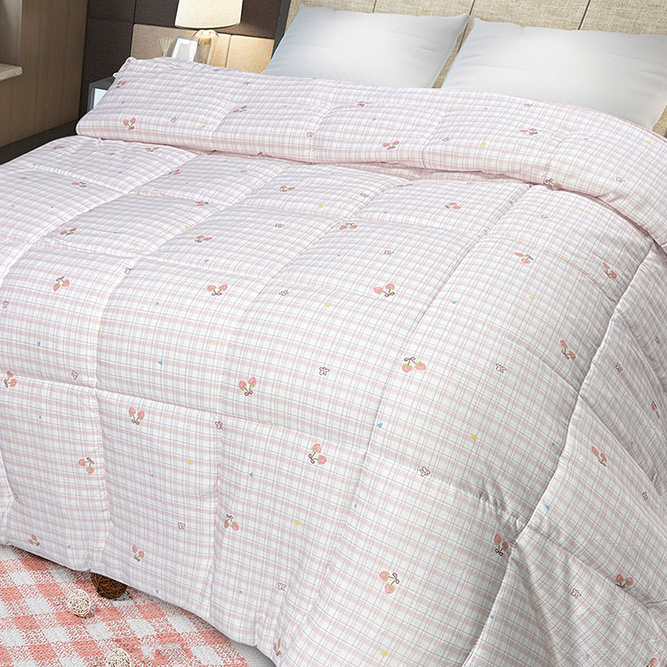 INDIAN_緹花針織雲朵棉可水洗雙人四季被-草莓慕斯, , large