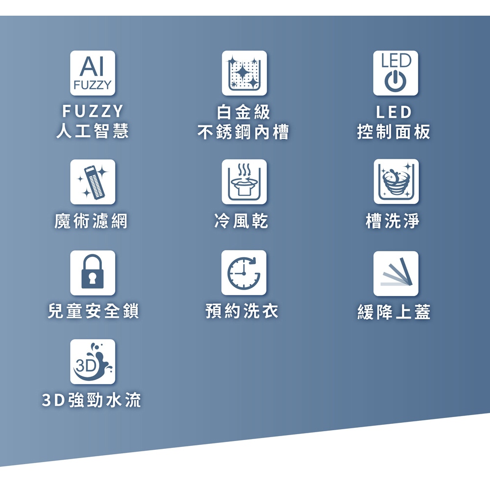 HERAN 禾聯 15KG 全自動洗衣機 HWM-1541, , large