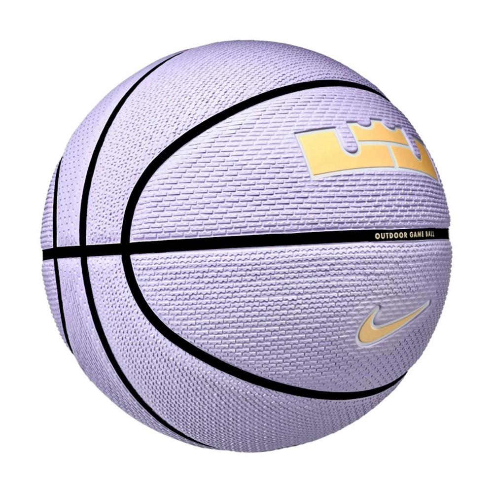 NIKE PLAYGROUND 2.0 8P L JAMES 7號球 籃球 比賽 訓練 戶外 耐磨 深溝 控球精準 紫金, , large