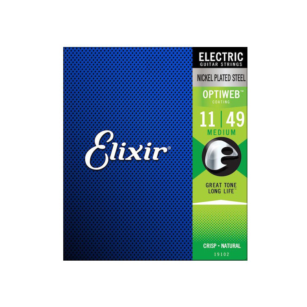 Elixir 19102 Optiweb 超薄包覆 電吉他套弦 11-49【敦煌樂器】, , large