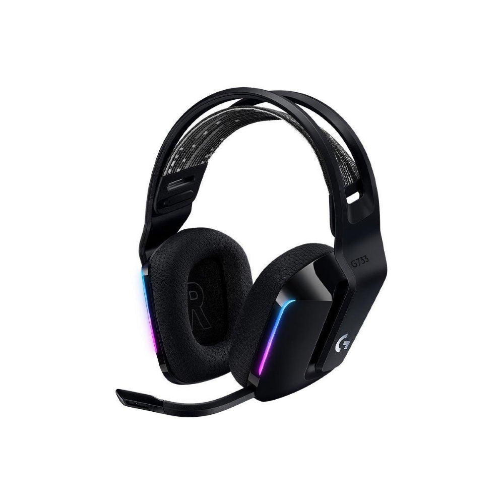 【 Logitech 羅技 】G733 黑色 LIGHTSPEED 無線 電競 RGB 耳機麥克風, , large
