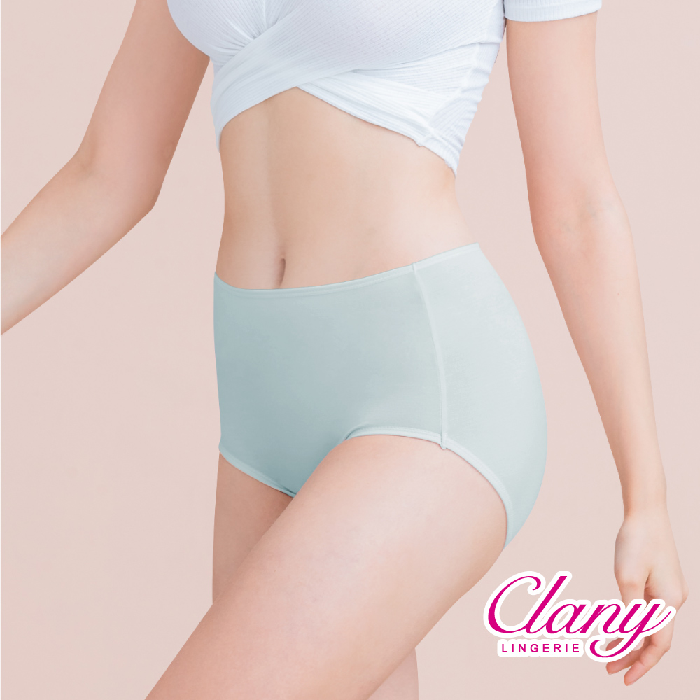 【Clany可蘭霓】美膚保養絲蛋白高腰L-Q(2XL)內褲 薄荷綠 2189-83, , large