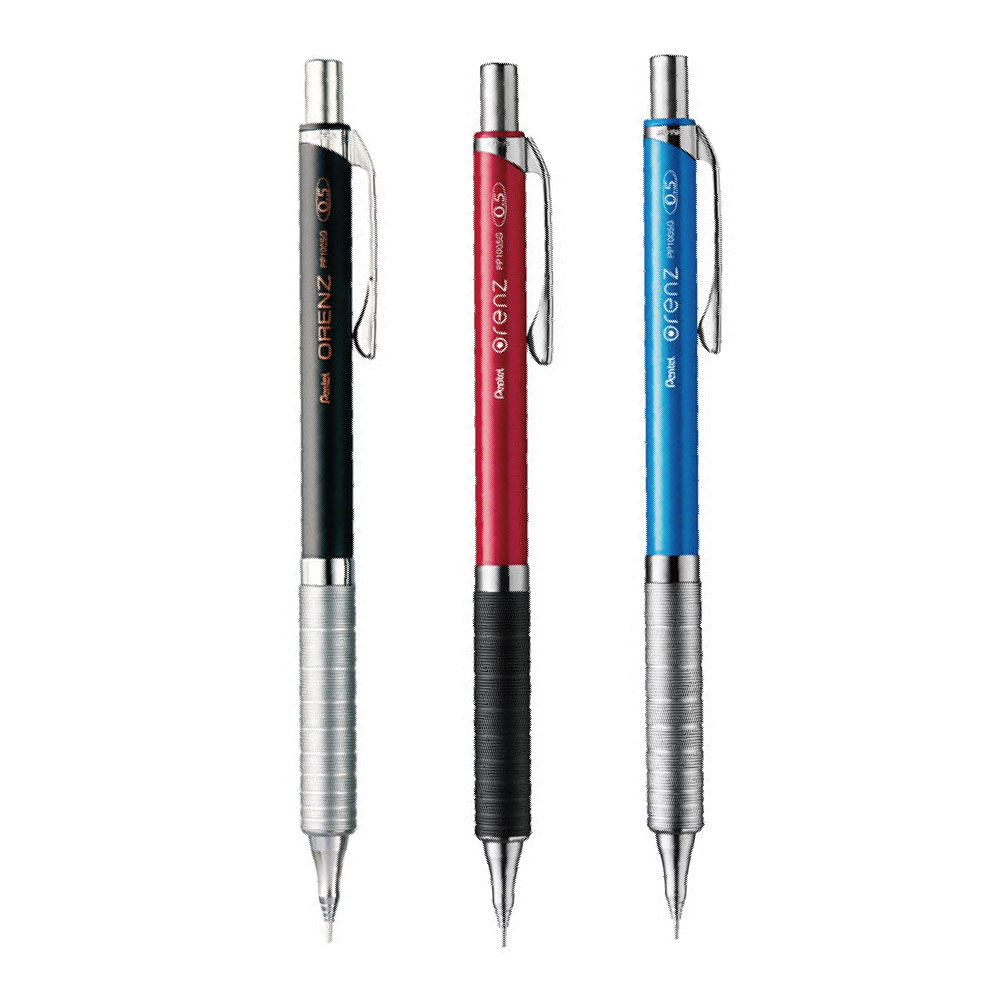 【Pentel 飛龍】ORENZ 按一下自動鉛筆 0.5mm /支 XPP1005G - 筆桿顏色隨機, , large