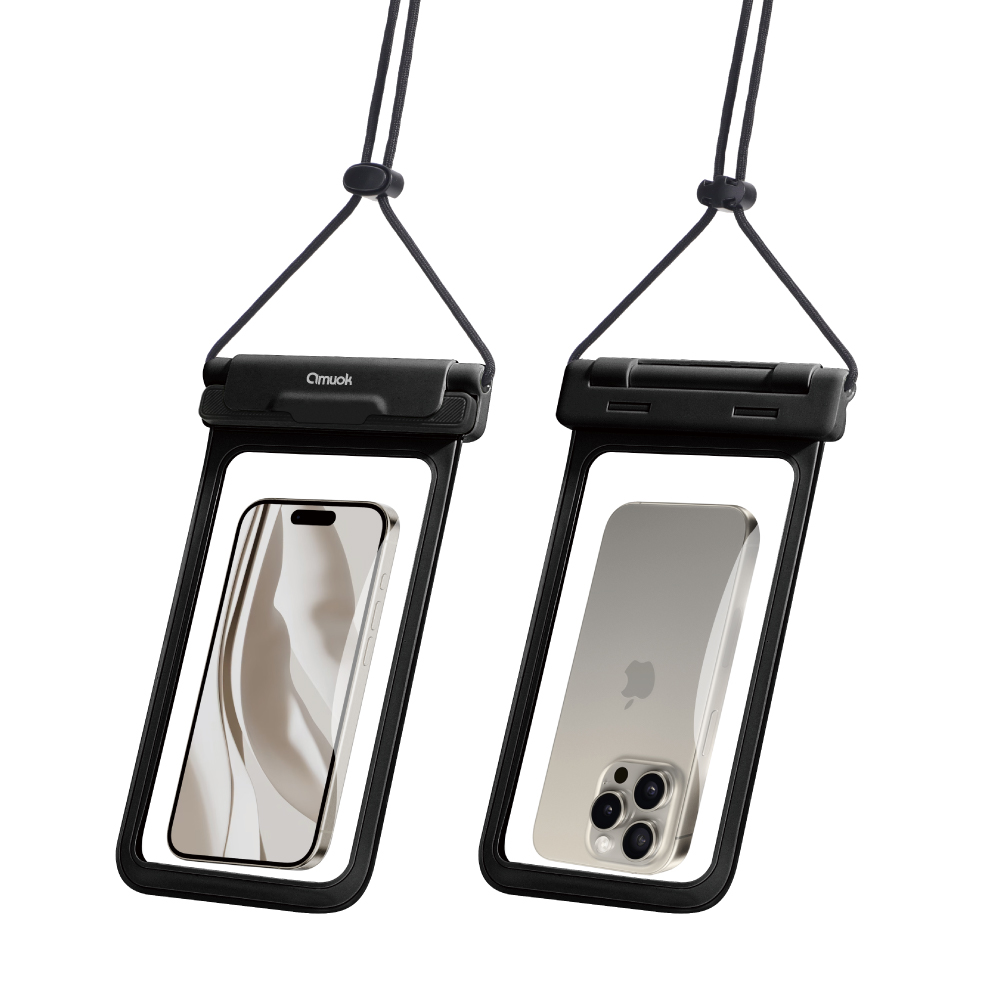 【amuok】FUN-seal Waterproof Phone Pouch(Black), , large