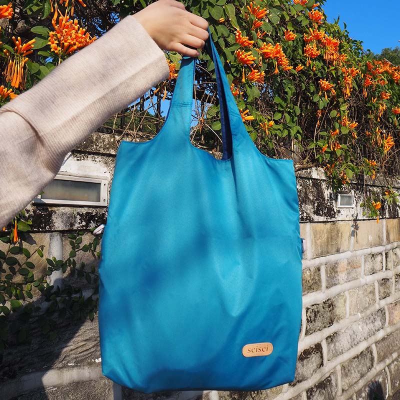 Eco-friendly Dual-Color Reversible tote bag (Indigo), , large