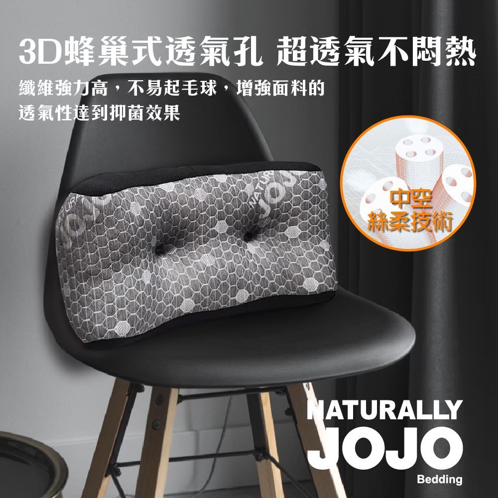 【眠棉屋】-NATURALLY JOJO-石墨烯紓壓護腰枕 -買一送一