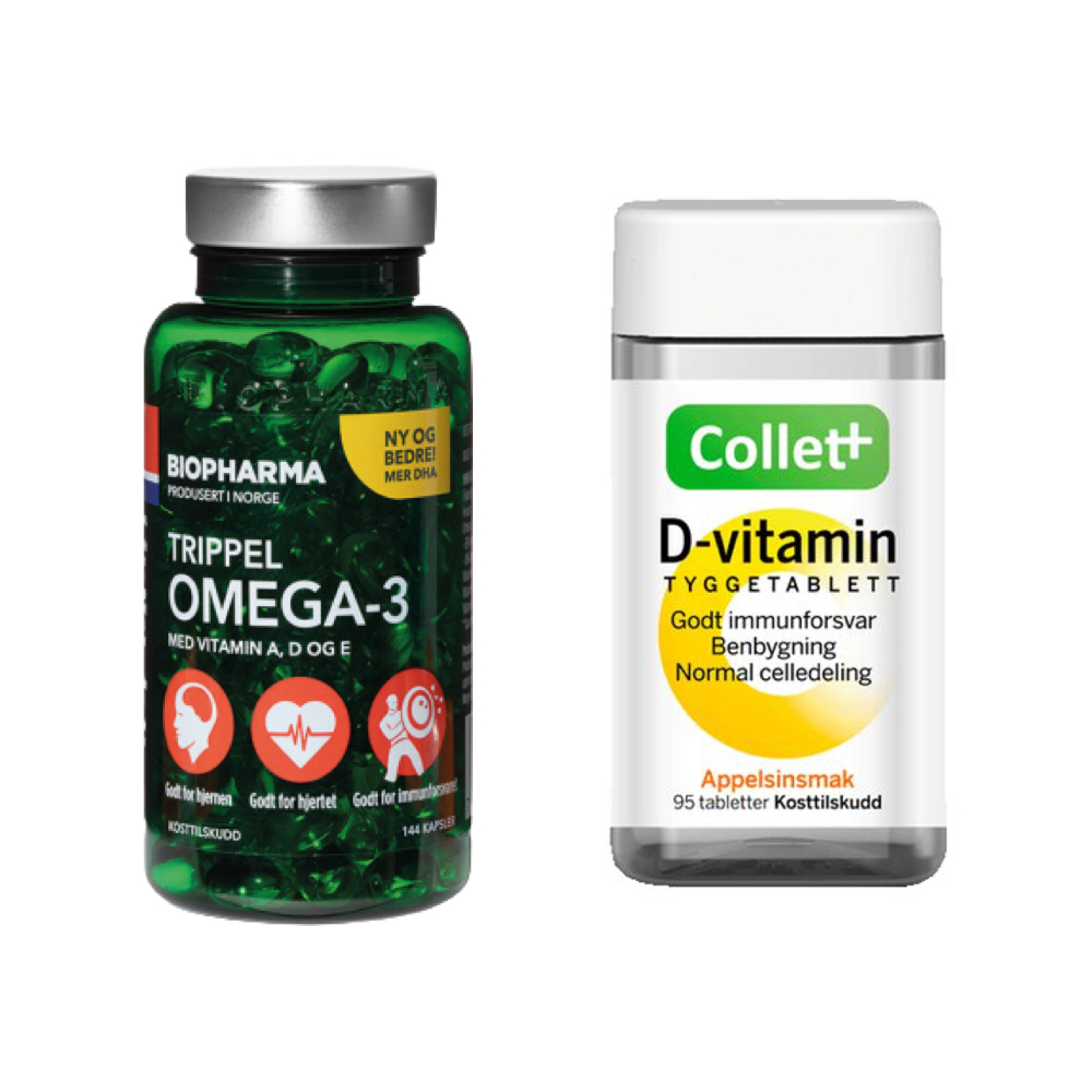 挪威北極熊調節生理機能組 (一瓶挪威北極熊三倍濃縮魚油 + 一瓶挪威北極熊維生素D), , large