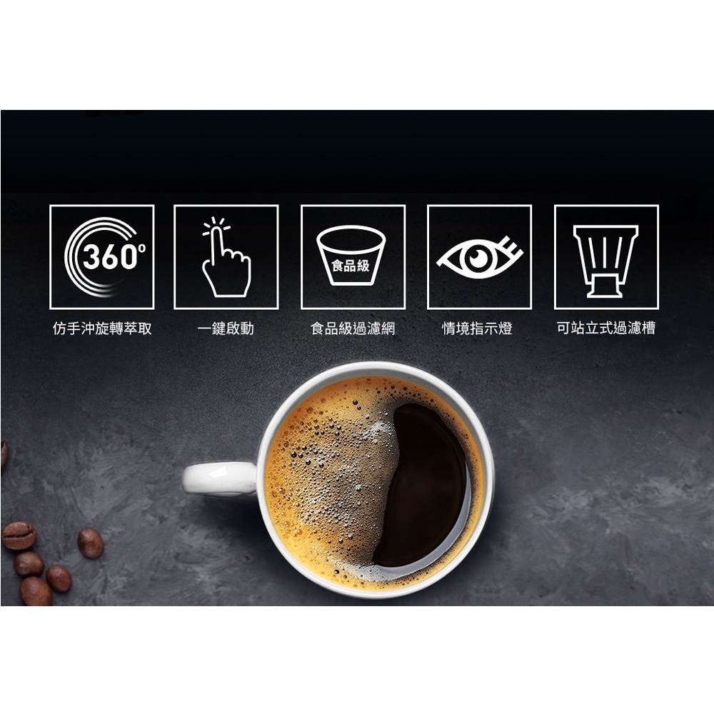 CHIMEI 360° Imitation Hand Drip Coffee Maker CG-065A10, , large
