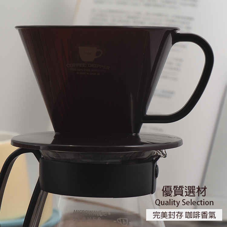 日本製NAKAYA扇形咖啡濾杯-2~4人-2入, , large