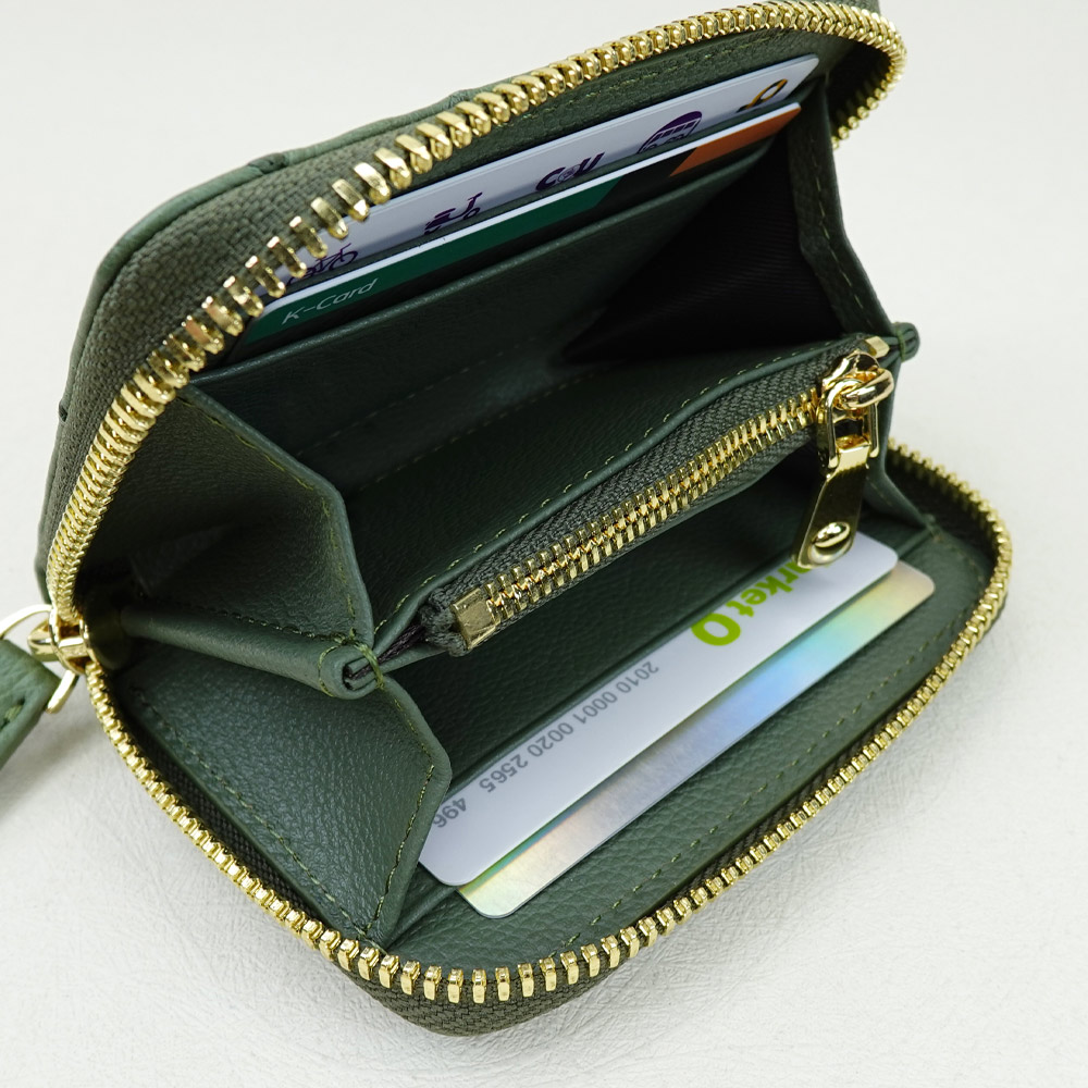 【M2nd】Ostrich kiss lock clutch, , large