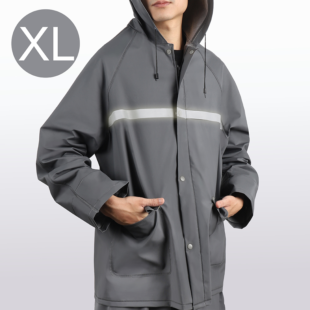 PVC protection raincoat, , large