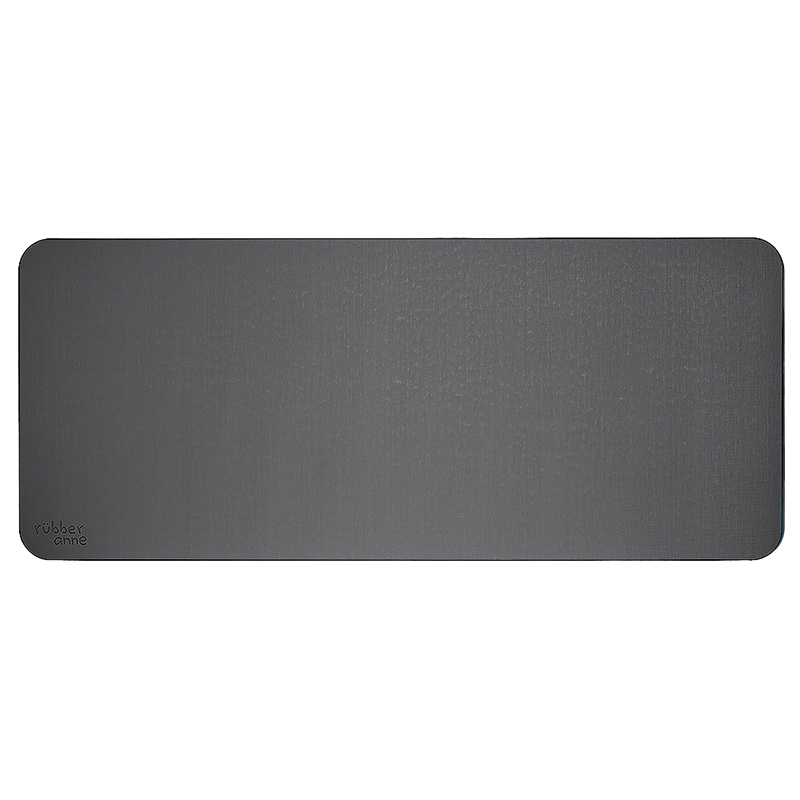 【怪獸】rubber anne 30秒瞬吸 軟式珪藻土廚房吸水地墊 (120x50cm) -灰圓角, , large