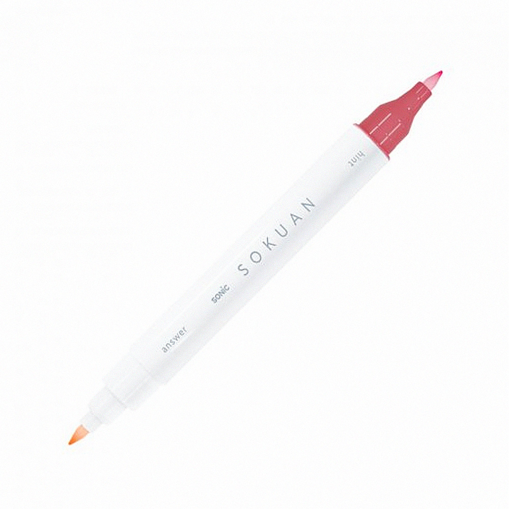 【龍品文創】SONIC  SP-8974RO暗記雙色書寫5件套 日本公司貨, , large