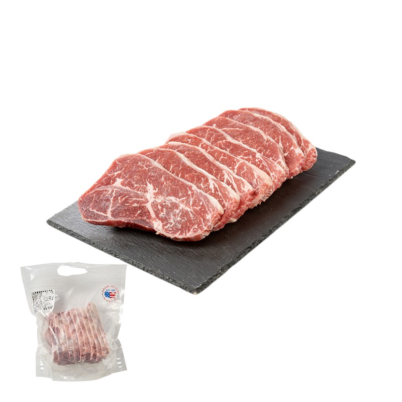 冷凍美國安格斯板腱牛排1000g, , large