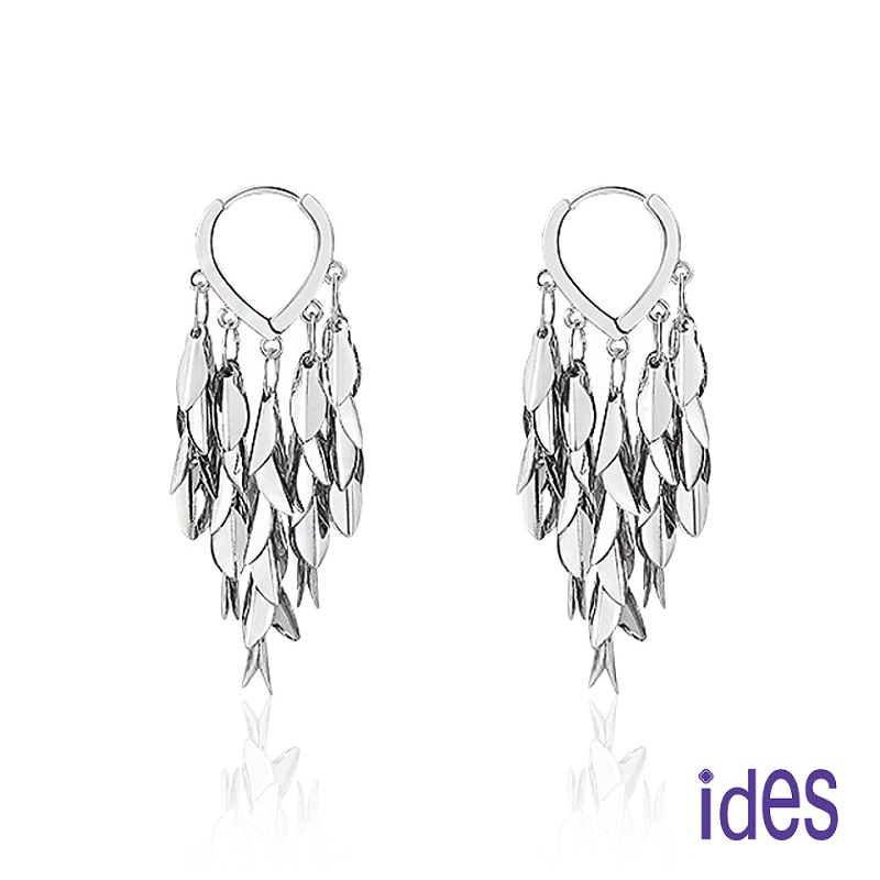 [ides愛蒂思] 輕珠寶時尚設計都會系列耳環/麥穗流蘇, , large