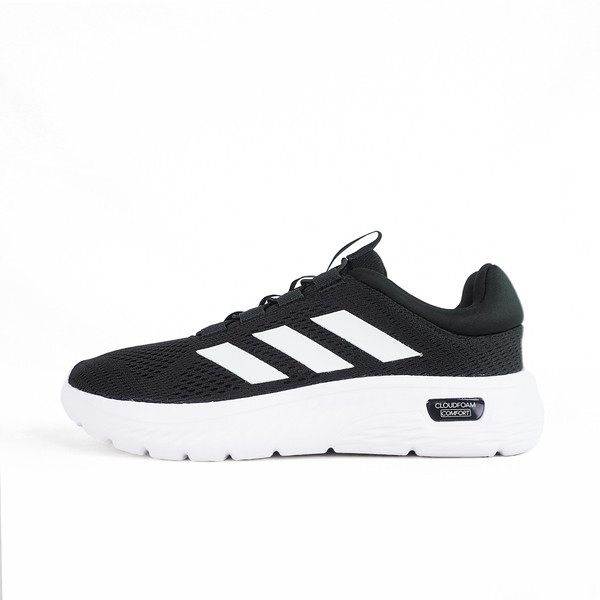 Adidas Cloudfoam Comfy EL 男 慢跑鞋 運動鞋 輕量 緩震 黑白 [IH2966], , large