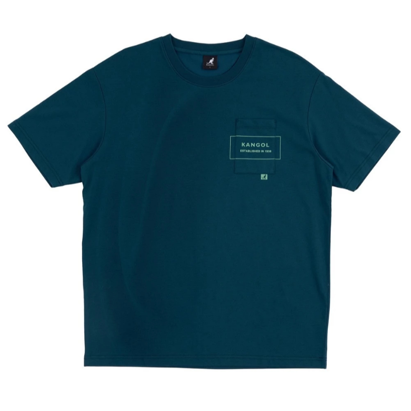 【KANGOL】經典口袋短袖T恤 上衣 春夏 透氣 排汗, , large