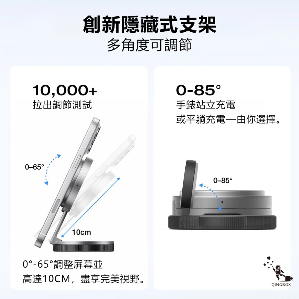 EcoFlow 正浩 EFMC3IN1 Rapid Mag 35W 三合一折疊無線充電器, , large