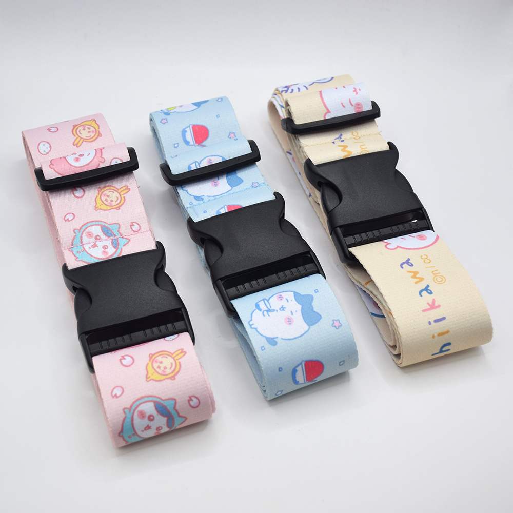 【百科良品】吉伊卡哇 Chiikawa 行李箱束帶 綁帶 旅行束帶 直式橫式20~28吋專用(台灣製正版授權)-黃, 黃, large