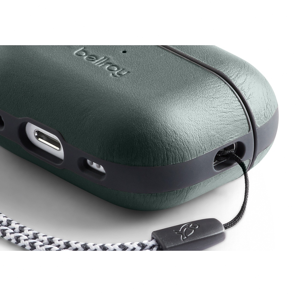Bellroy AirPods Pro 第2代 保護殼 皮革保護套(藍綠色), , large