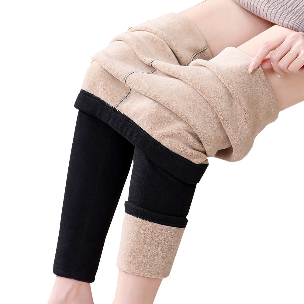 秋冬最新版【美腿羊毛保暖褲】超強抗寒 低溫 寒流 出國 雪地 穿上又美又暖活 高彈力 高腰塑身 加絨加厚 發熱 內搭褲