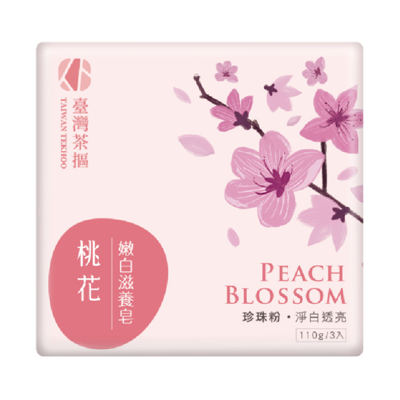 臺灣茶摳-桃花嫩白滋養皂, , large