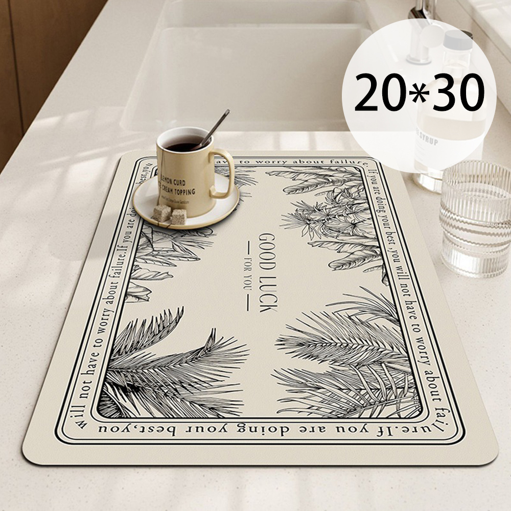 珪藻土吸水桌墊【超過10種花色選】 隔熱墊 桌墊 珪藻軟墊 矽藻泥 珪藻泥 杯墊 矽藻土 吸水桌墊 桌墊 餐墊 吸水墊 軟墊, , large