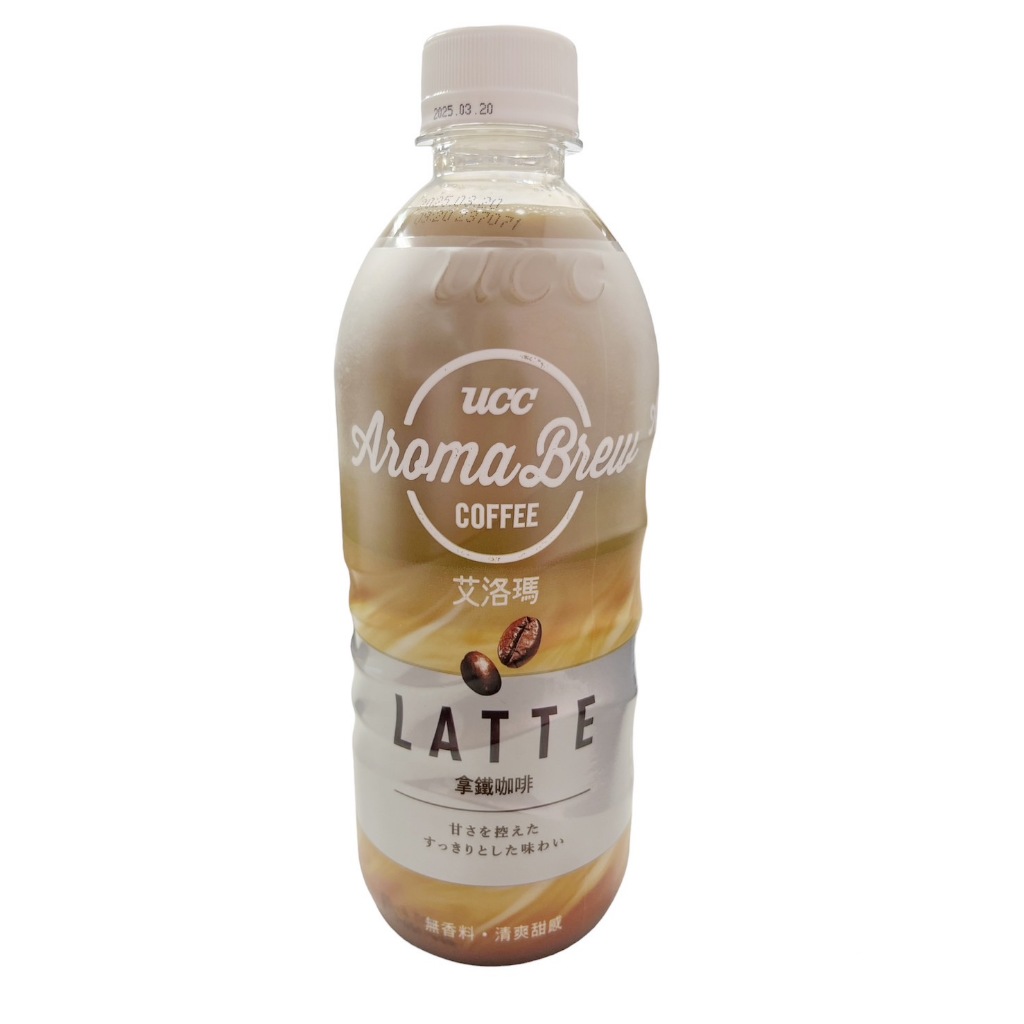 [特價]UCC AROMA BREW艾洛瑪咖啡系列500ml(拿鐵), , large