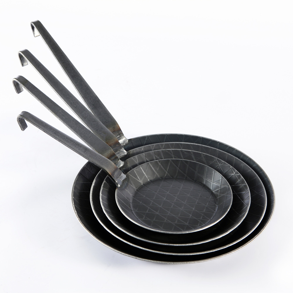 【德國turk土克鐵鍋】熱鍛斜紋 長柄平底鍋28cm 鐵鍋65228, , large