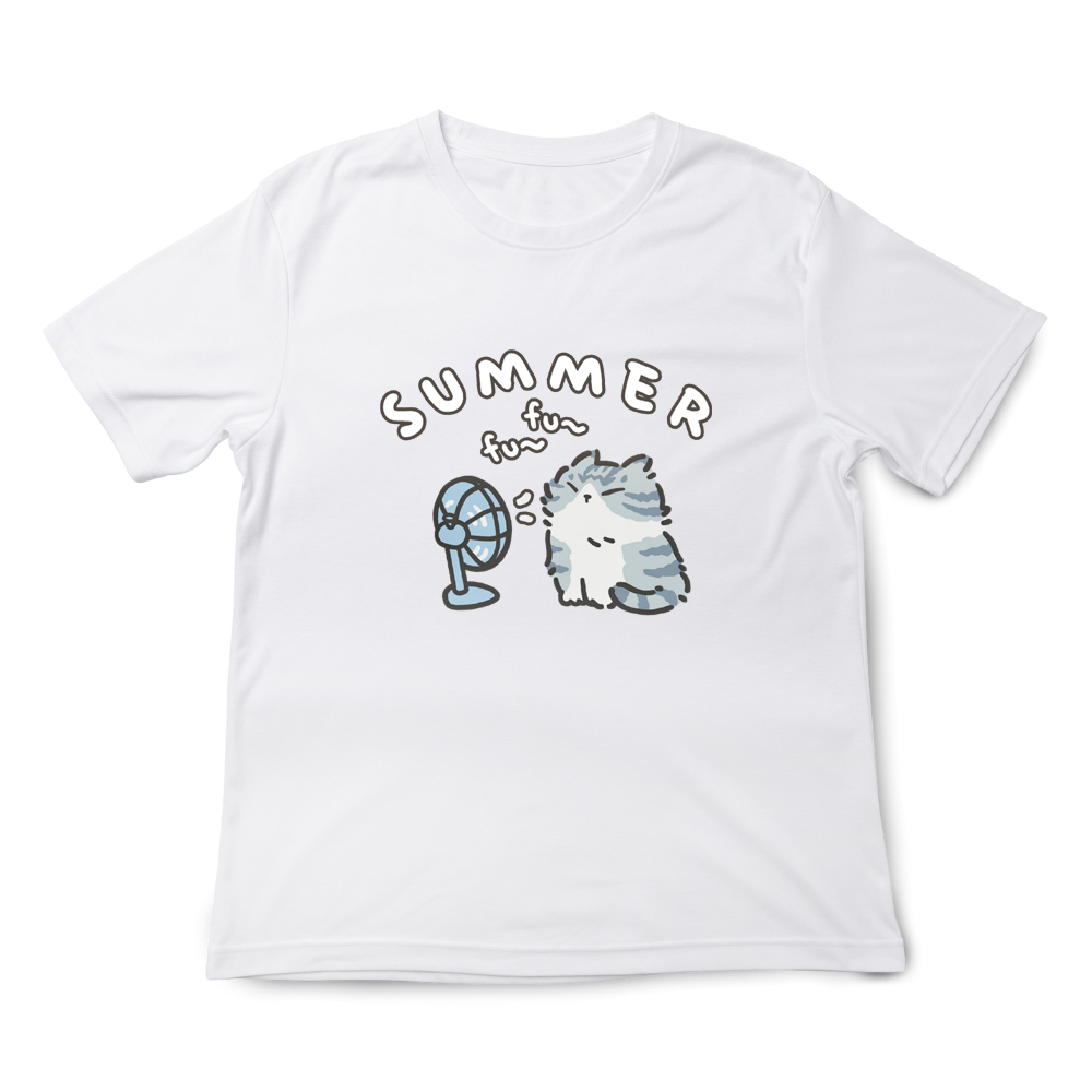 JZ TEE Cat - Fan Breeze Fu~ Graphic Tee, , large