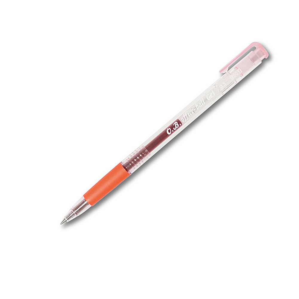 【O.B.】Gel 自動中性筆 0.38 mm 單色 12支 / 盒 OB-2538 - 多款可選