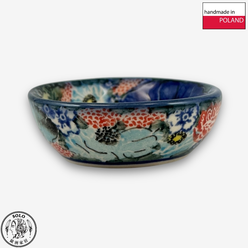 【SOLO歐洲家居】波蘭製 Cerraf 波蘭陶 7cm 醬料碗 野花之歌系列, , large