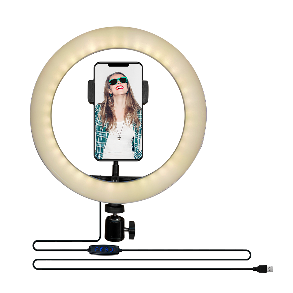 10-inch LED Ring Light for Live Streaming, , large