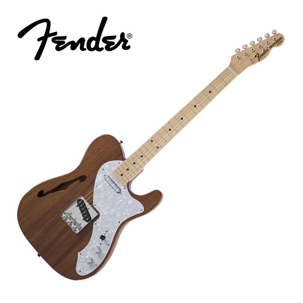 Fender MIJ Traditional 69 Tele Thinline 半空心電吉他 木紋【敦煌樂器】, , large