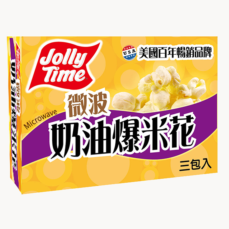 JOLLY TIME微波爆米花奶油味, , large
