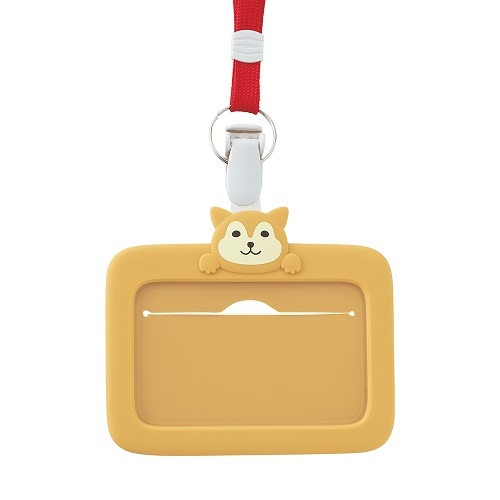 日本LIHIT A-7804 矽膠造型證件套(多款)小雞, , large