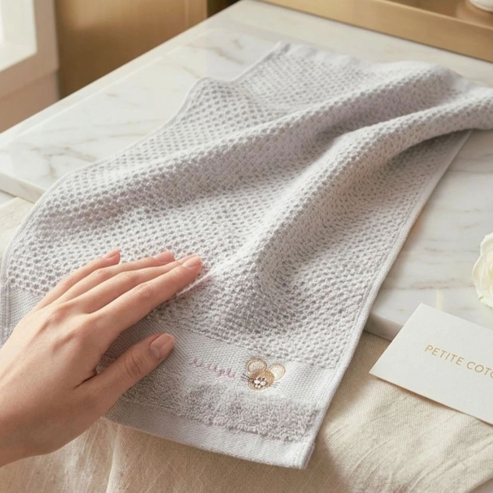 [Kaimei Cotton Industry] excellent pure cotton mesh, skin-friendly adult towel/bath towel/face towel/towel, big-eared rat style, , large